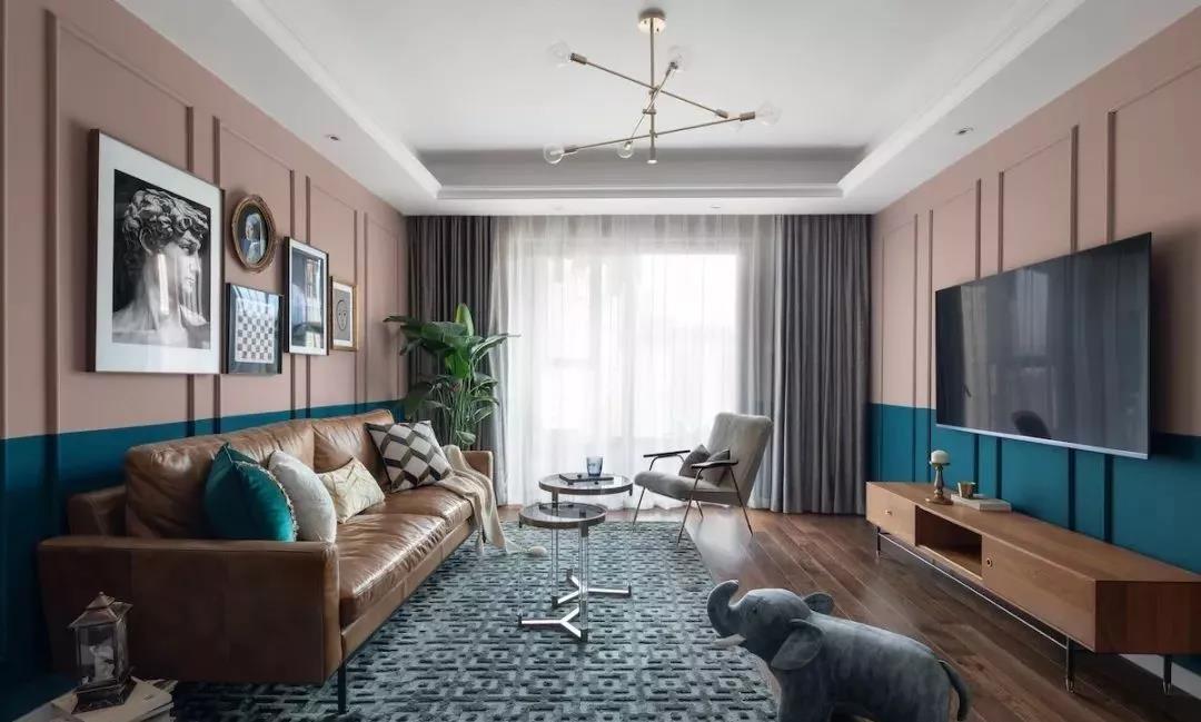 109㎡現(xiàn)代歐式風(fēng)，輕奢時(shí)尚又復(fù)古，裝修效果讓人羨慕不已！