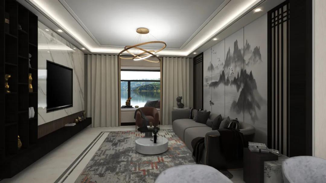 139 ㎡輕奢風格案例，直撩人心的美！