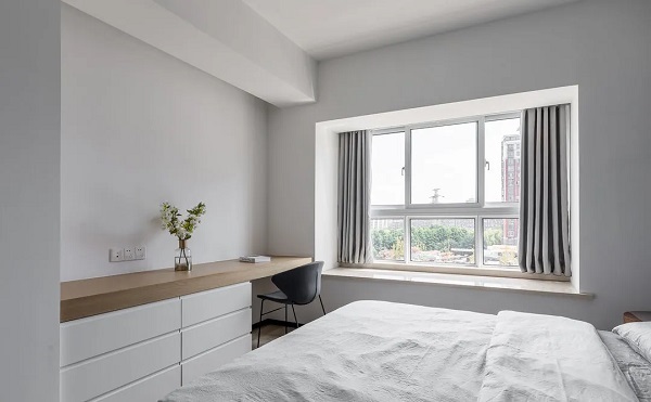 92平米現(xiàn)代簡約設計，不做電視柜更簡練舒適