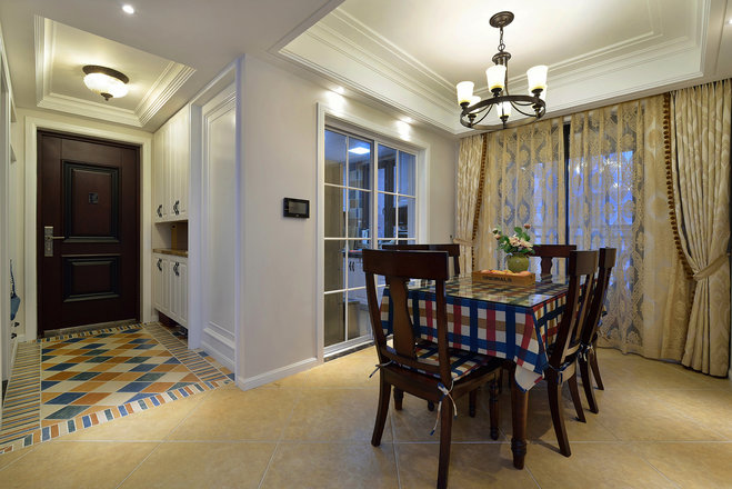 湘潭綠地145平米現代美式風格裝修案例