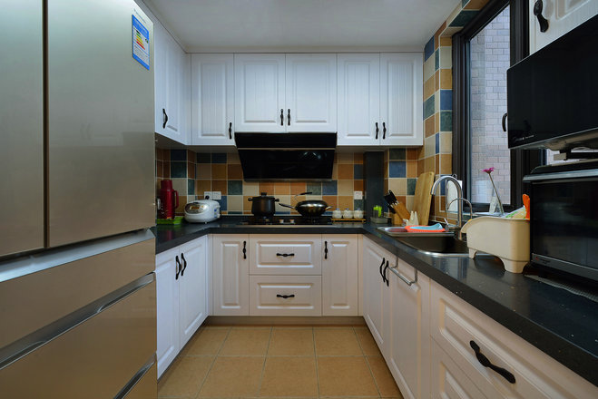 湘潭綠地145平米現代美式風格裝修案例