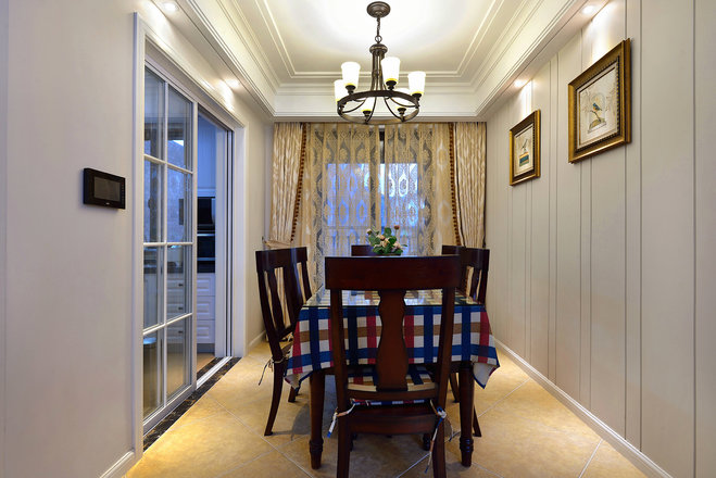 湘潭綠地145平米現代美式風格裝修案例