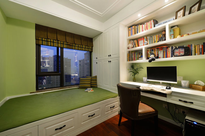 湘潭綠地145平米現代美式風格裝修案例