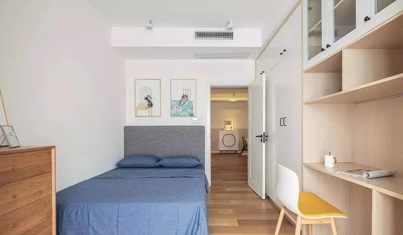 100㎡三居室北歐風裝修，原木搭配暖色調讓家溫馨