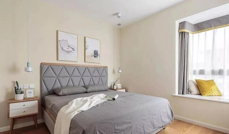 100㎡三居室北歐風裝修，原木搭配暖色調讓家溫馨