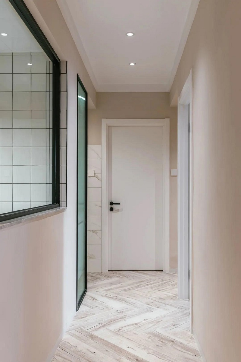 108平米現(xiàn)代簡約效果圖，不做電視墻裝修效果一樣好