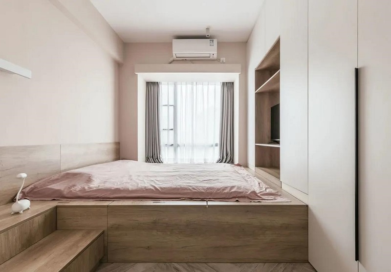 108平米現(xiàn)代簡約效果圖，不做電視墻裝修效果一樣好