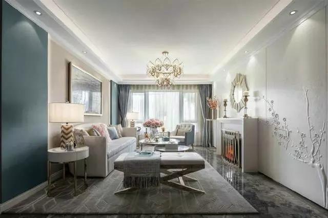 110平方簡(jiǎn)歐裝修風(fēng)格案例介紹，浪漫典雅，很有氣質(zhì)