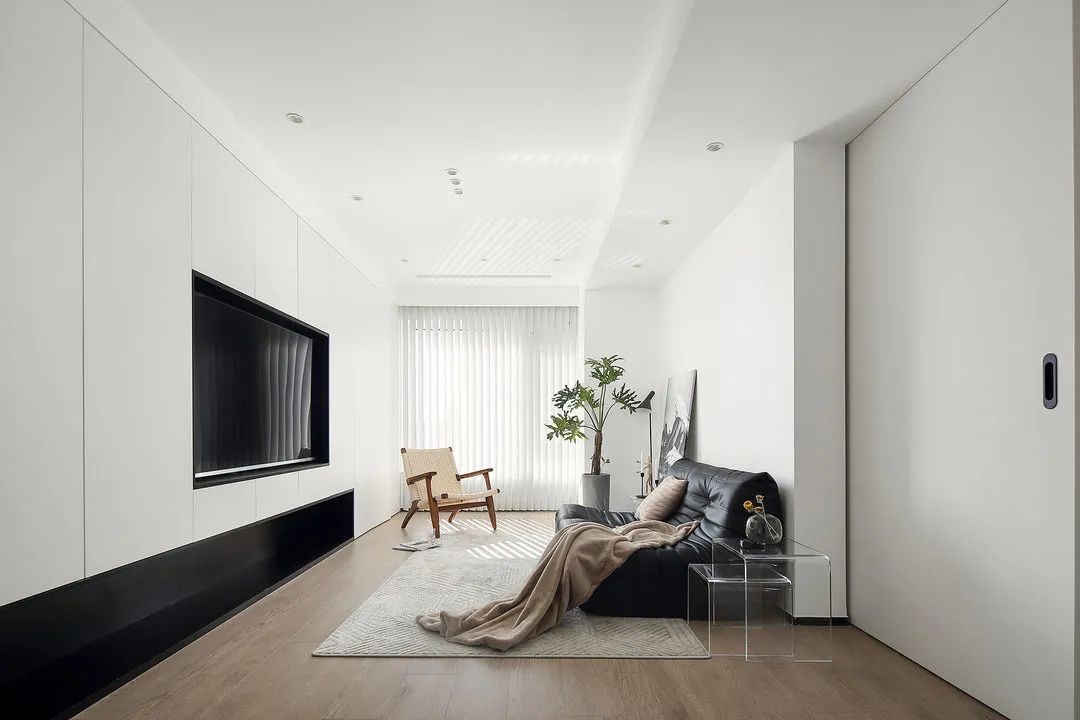 80平現代兩房裝修，溫馨簡單家裝案例