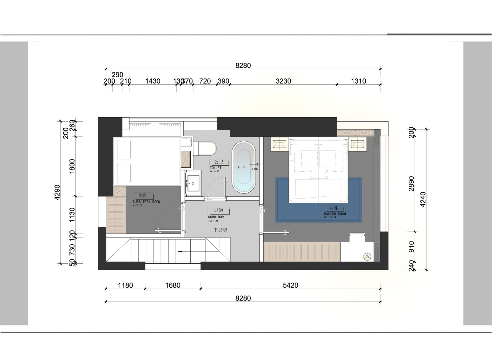 80平現(xiàn)代兩房裝修風格，追求生活的品質(zhì)