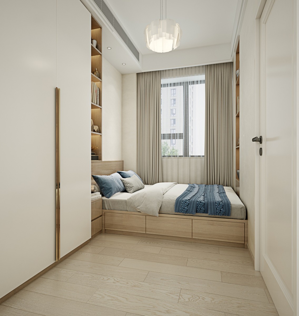 80平現(xiàn)代兩房裝修風格，追求生活的品質(zhì)