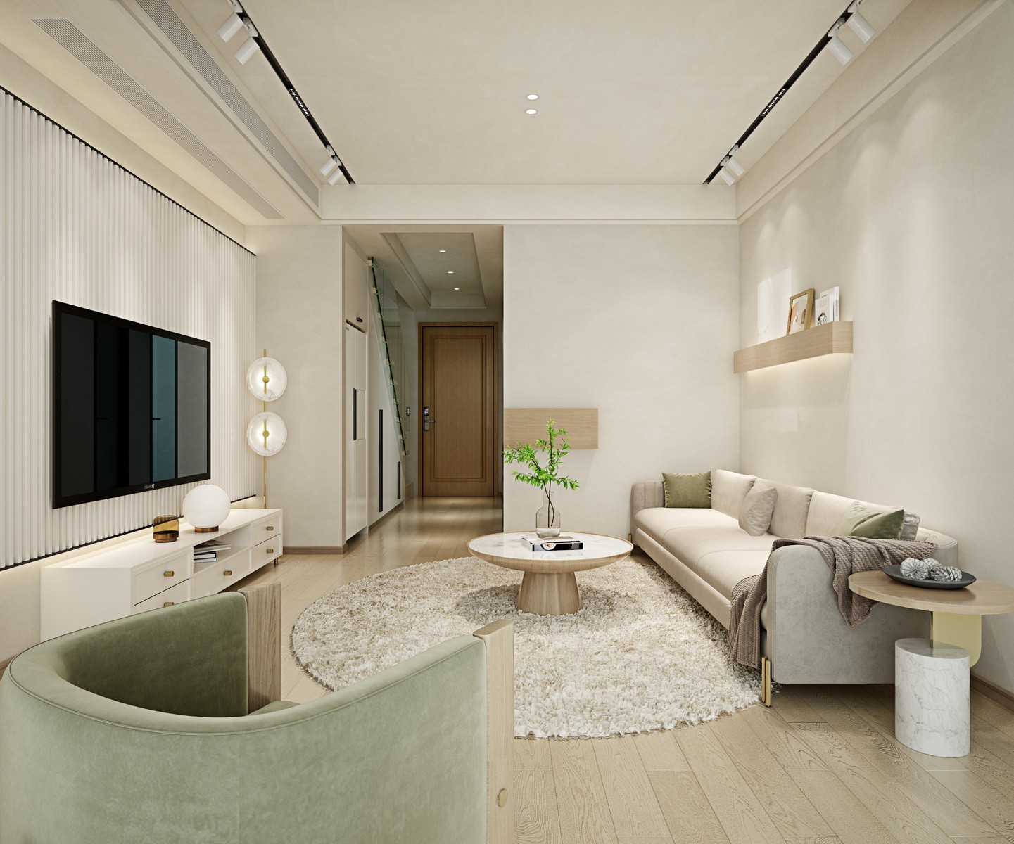 80平現(xiàn)代兩房裝修風格，追求生活的品質(zhì)