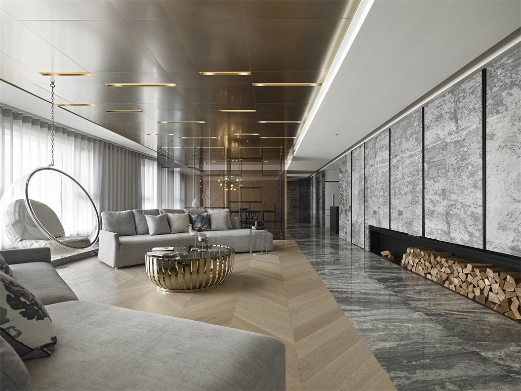 123平米新房現(xiàn)代風(fēng)格裝修，簡(jiǎn)潔時(shí)尚大氣