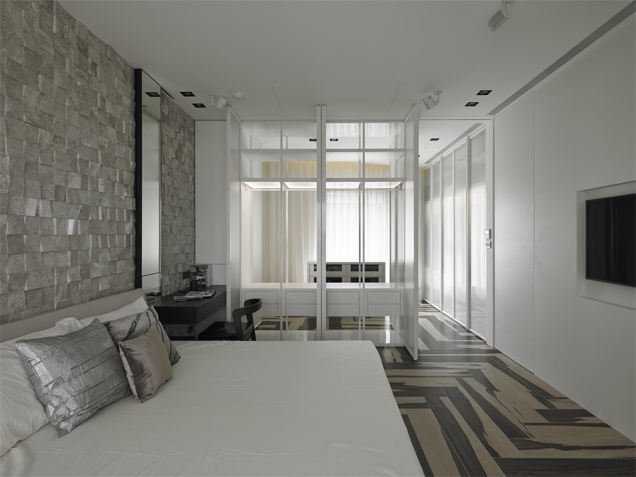 123平米新房現(xiàn)代風(fēng)格裝修，簡(jiǎn)潔時(shí)尚大氣