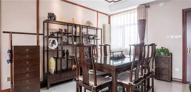 140平中式風格裝修案例，一個客廳都美爆了！